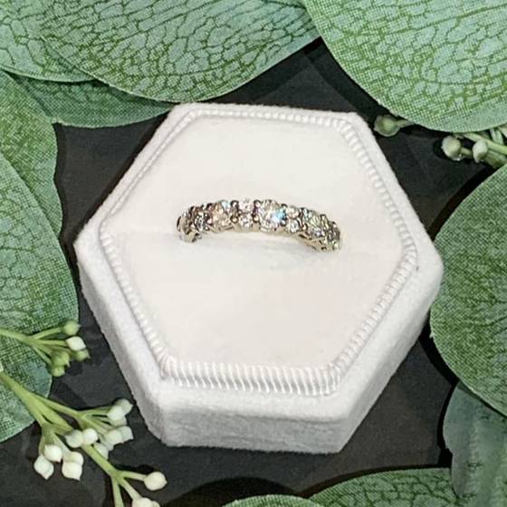 1.50ct VVS2/D Round Diamond 5 Stone Ring