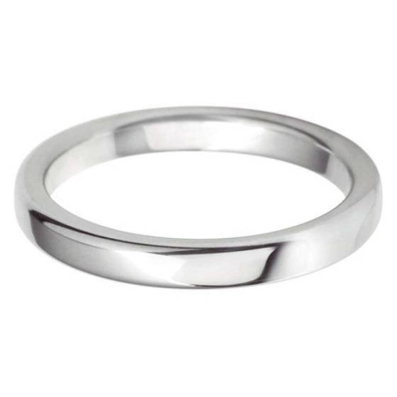 2.5mm Court Shape Wedding Ring