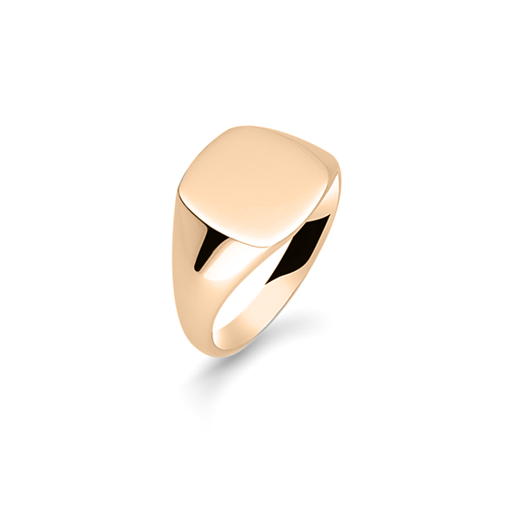 9ct Rose Gold, Gents Signet Ring, Size T