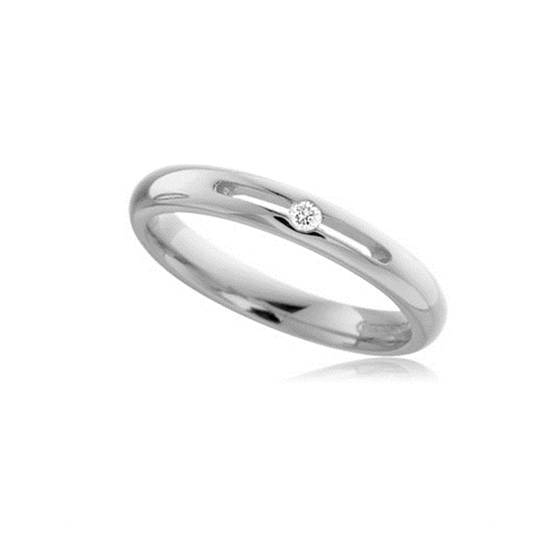 2mm Flat Court Wedding Ring, Platinum, Size N