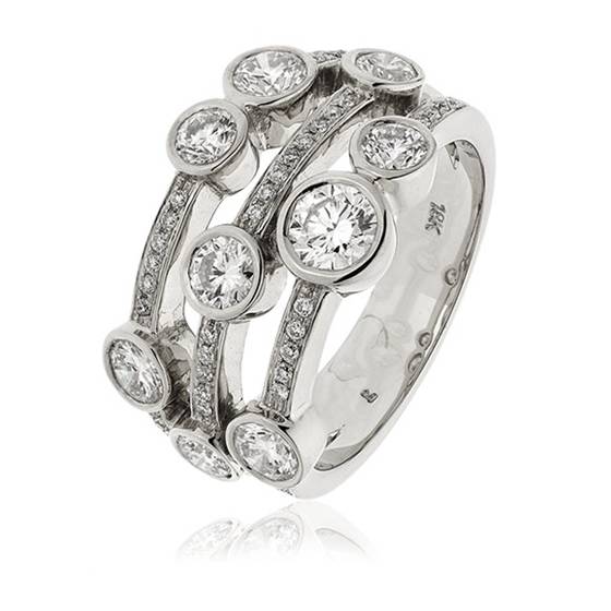 0.75ct VS/E-F Round Diamond Dress Ring