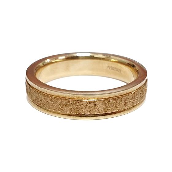 Two Tone Wedding Ring