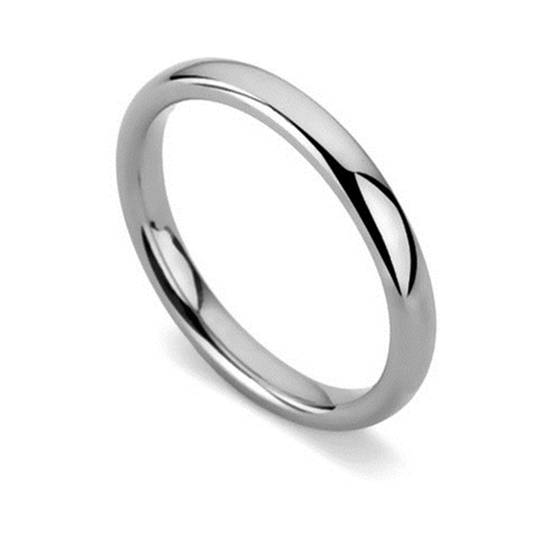 2.5mm Court Shape Wedding Ring