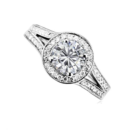 1.60ct SI/H Round Diamond Ring