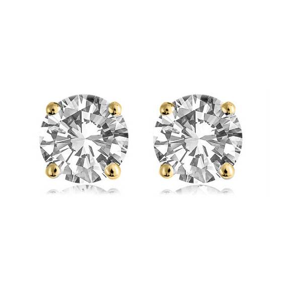 0.40ct VS/F Round Diamond Stud Earrings