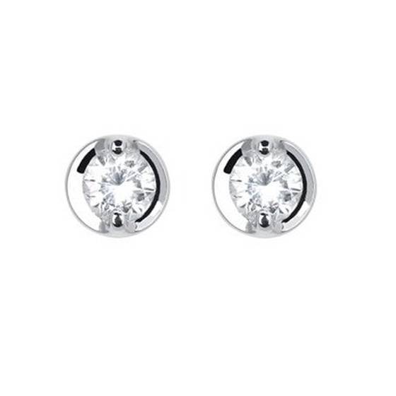 0.20ct VS/F-G Round Diamond Stud Earrings