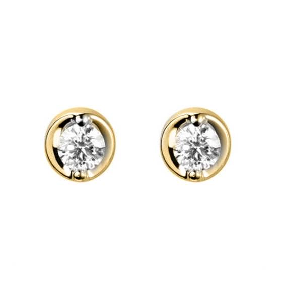 0.66ct VS/F-G Round Diamond Stud Earrings