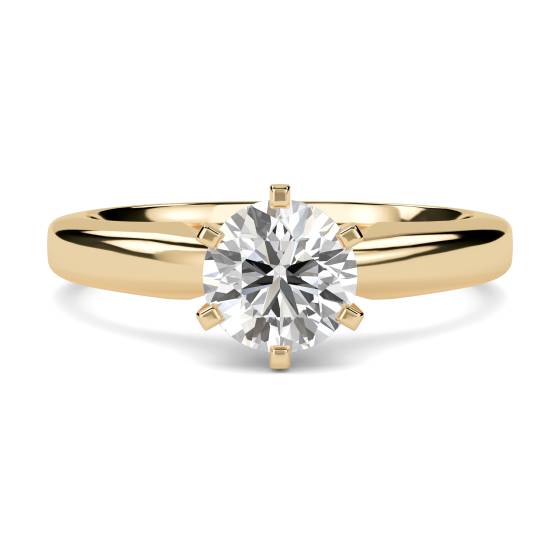 3.03ct VS2/K Round Diamond Engagement Ring