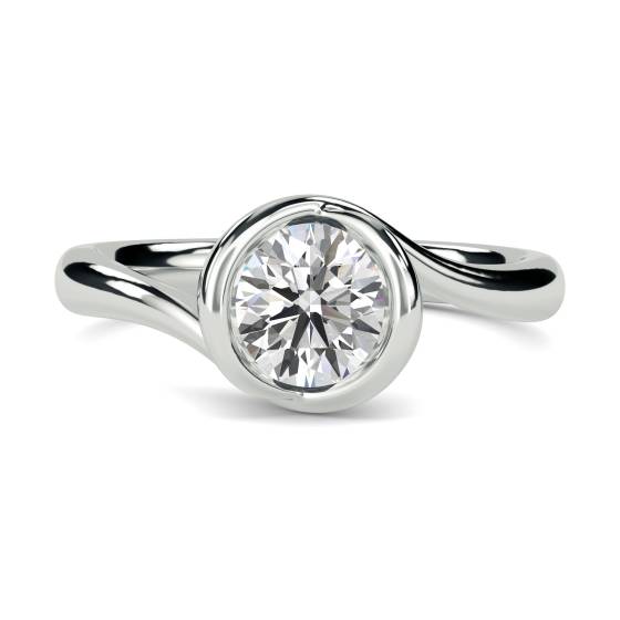 0.30ct VVS2/E Round Diamond Engagement Ring