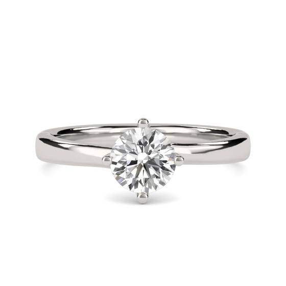 0.81ct VS1/G Round Diamond Engagement Ring