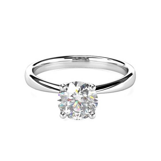 1.00ct I1/G Classic Round Diamond Engagement Ring