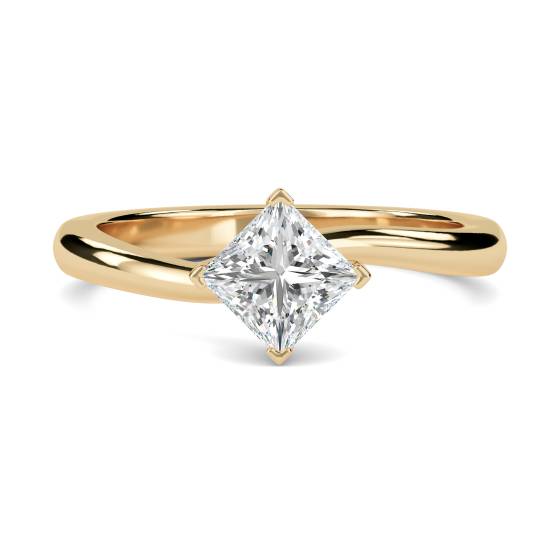 1.01ct VS2/E Princess Cut Diamond Solitaire