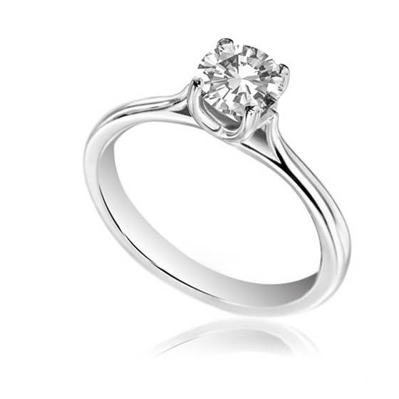 1.00ct SI2/E Round Diamond Engagement Ring