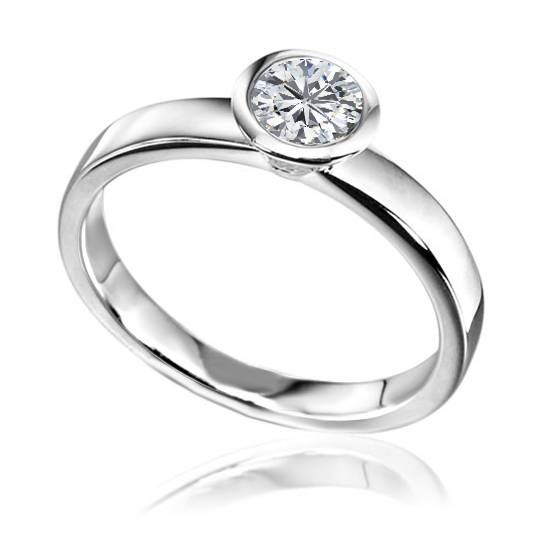 0.30ct SI2/G Round Diamond Solitaire Ring