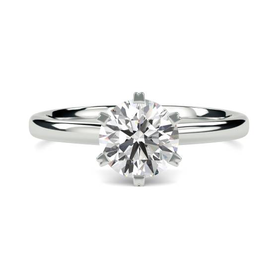 0.70ct VS1/E Round Diamond Engagement Ring
