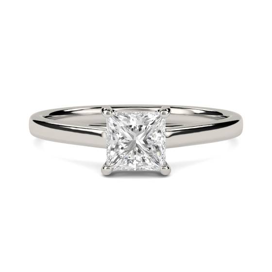 1.02ct SI2/F Princess Diamond Engagement Ring