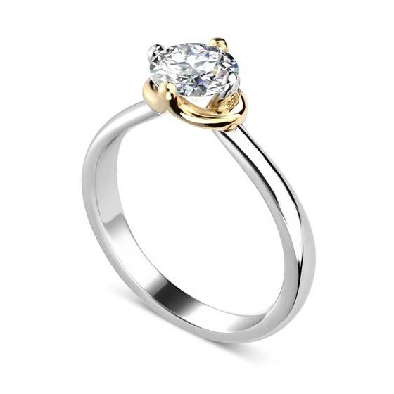 0.90ct VS2/G Round Diamond Engagement Ring