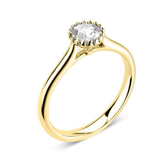 0.25ct SI/F Round Diamond Solitaire Ring