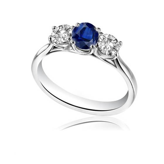 1.00ct VVS2/F Diamond Gemstone Ring