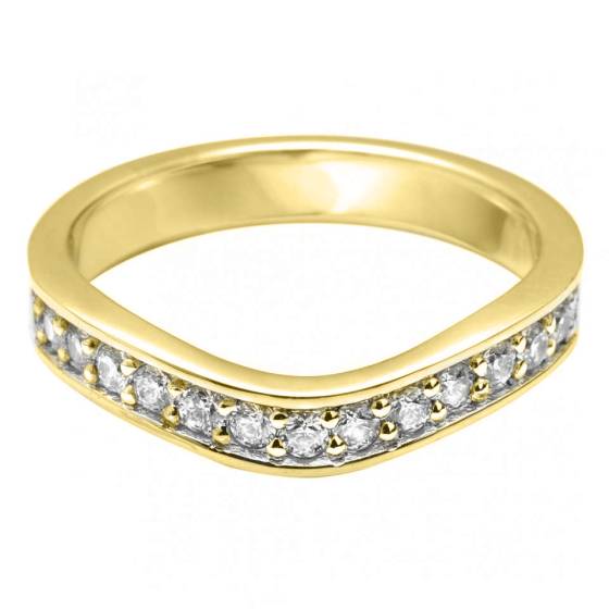 0.10ct VS/F-G Round Diamond Wedding Rings