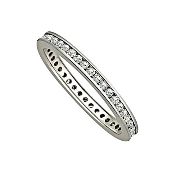 0.50ct VS/E-F 2.5mm Elegant Round Diamond Full Eternity Ring