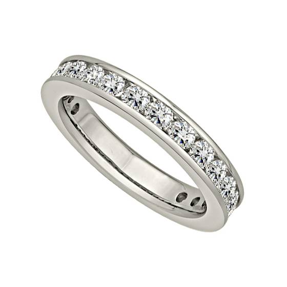 1.50ct VS/E-F Elegant Round Diamond Full Eternity Ring