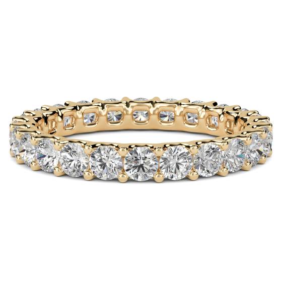 1.00ct VS/D-E Round Full Diamond Eternity Ring