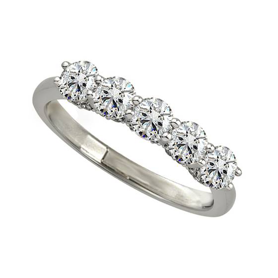 1.00ct VS/E-F Elegant Round Diamond Eternity Ring