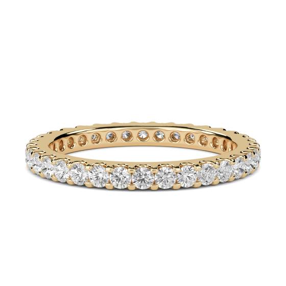 0.75ct VS/E-F 2.5mm Elegant Round Diamond Full Eternity Ring