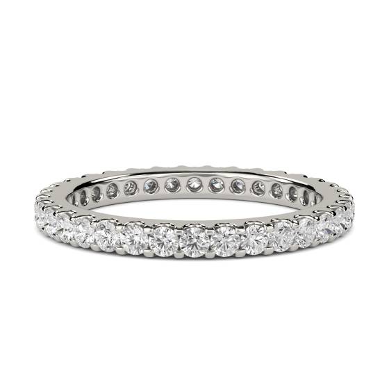 0.75ct VS/E-F 2.5mm Elegant Round Diamond Full Eternity Ring