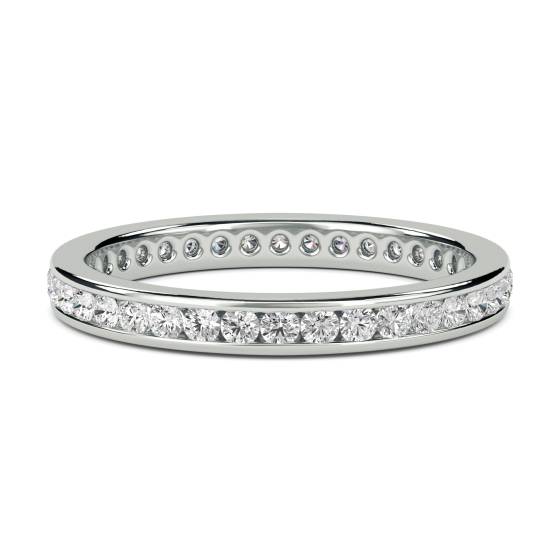 0.50ct VS/E-F 2.5mm Elegant Round Diamond Full Eternity Ring