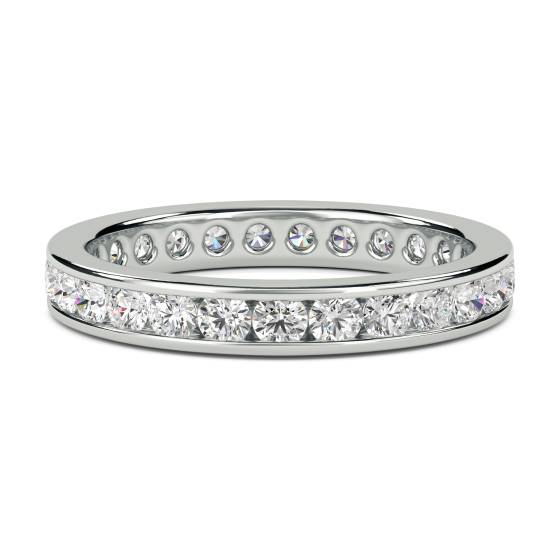 1.00ct VS/E-F Round Diamond Full Eternity Ring