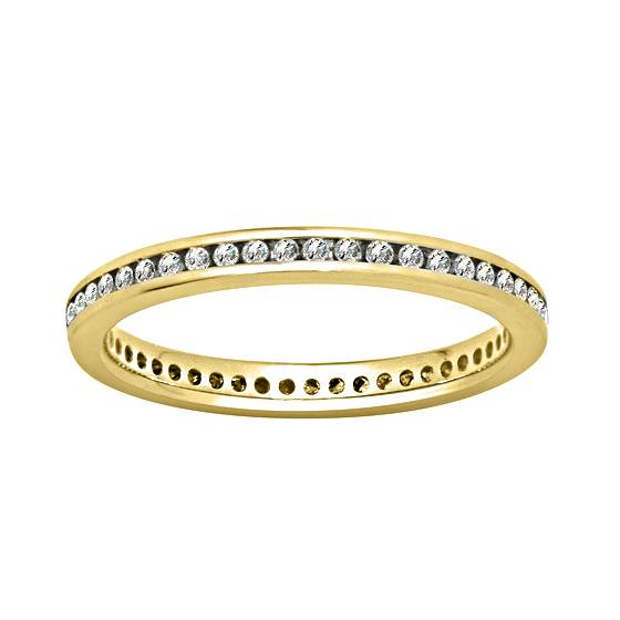 0.35ct VS/E-F Round Diamond Eternity Ring