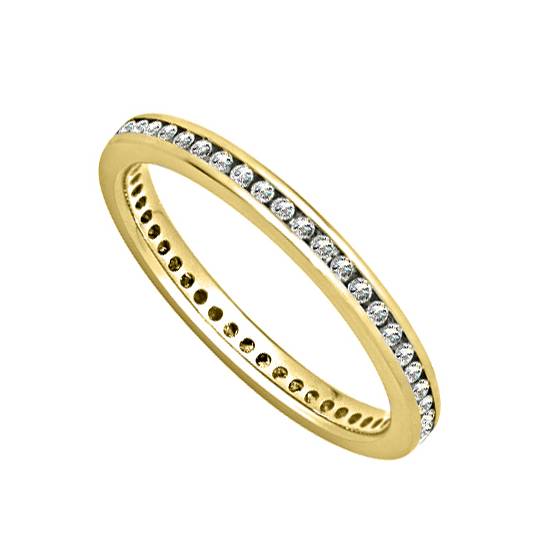 0.36ct VS/E-F Round Diamond Eternity Ring