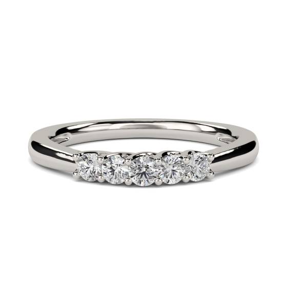 0.25ct VS/E-F Elegant Round Diamond Eternity Ring