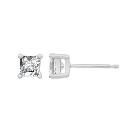 0.70ct VS/E-F Diamond Stud Earrings