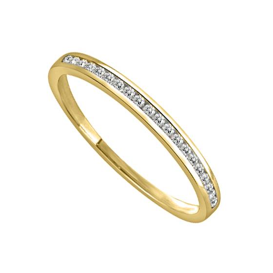 0.12ct VS/E-F Round Diamond Eternity Ring