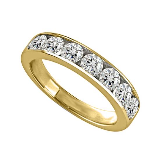 1.00ct VS/E-F Round Diamond Eternity Ring