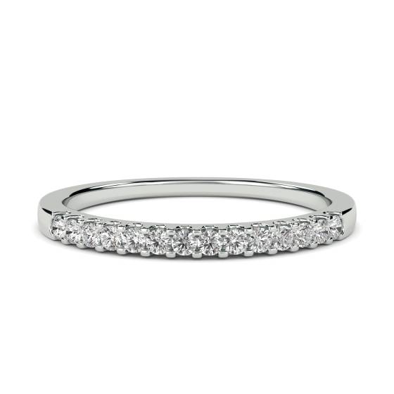 0.15ct VS/E-F 2mm Round Diamond Eternity Ring