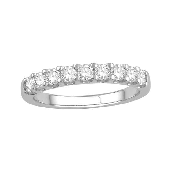 0.70ct VS/E-F Round Diamond Eternity Ring