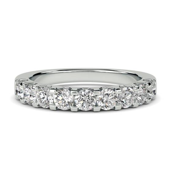 0.80ct VS/E-F 3mm Traditional Round Diamond Eternity Ring