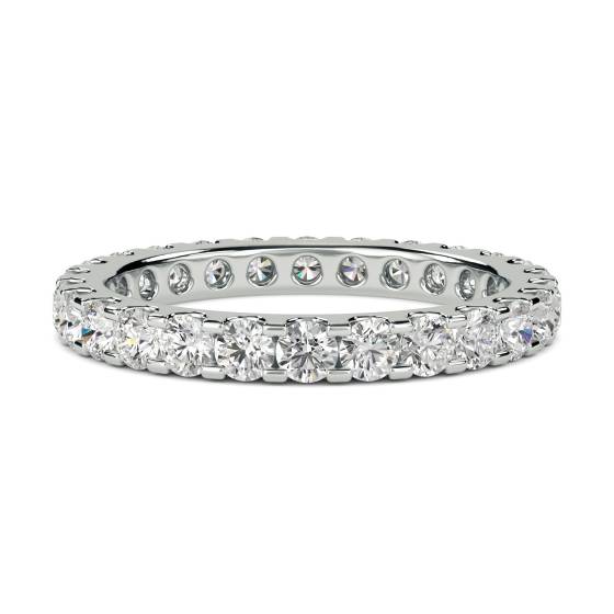 1.03ct VS/E-F Elegant Round Diamond Full Eternity Ring