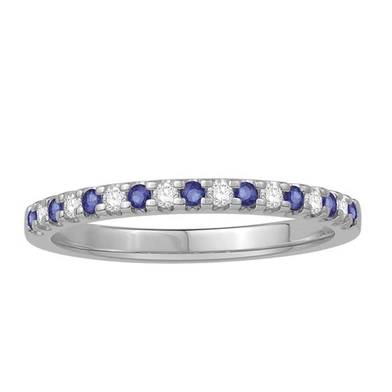 0.25ct VS/E-F Round Diamond Gemstone Eternity Ring