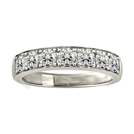 1.00ct VS/E-F Round Diamond Eternity Ring