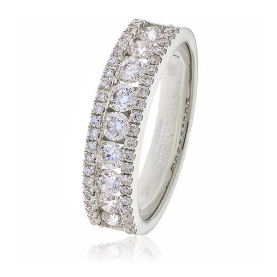 1.00ct VS/F-G Round Diamond Dress Ring