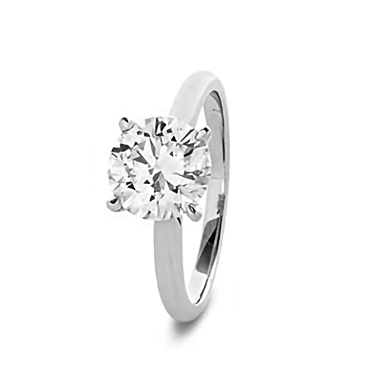 0.80ct VS1/G Round Diamond Solitaire Ring