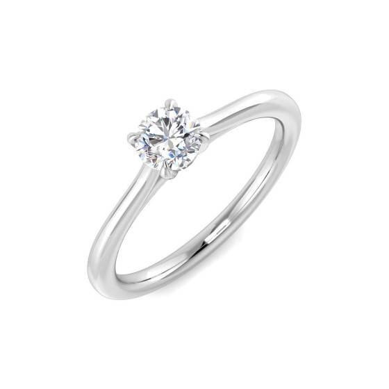 0.40ct I1/G Round cut Solitaire Engagement Ring in Platinum