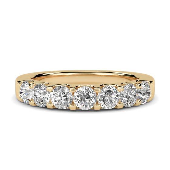 1.05ct VS/E-F Round Diamond Half Eternity Ring