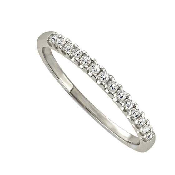 0.17ct VS/E-F 2mm Round Diamond Eternity Ring