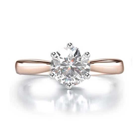 1.20ct VS1/F Round Lab Grown Diamond Engagement Ring